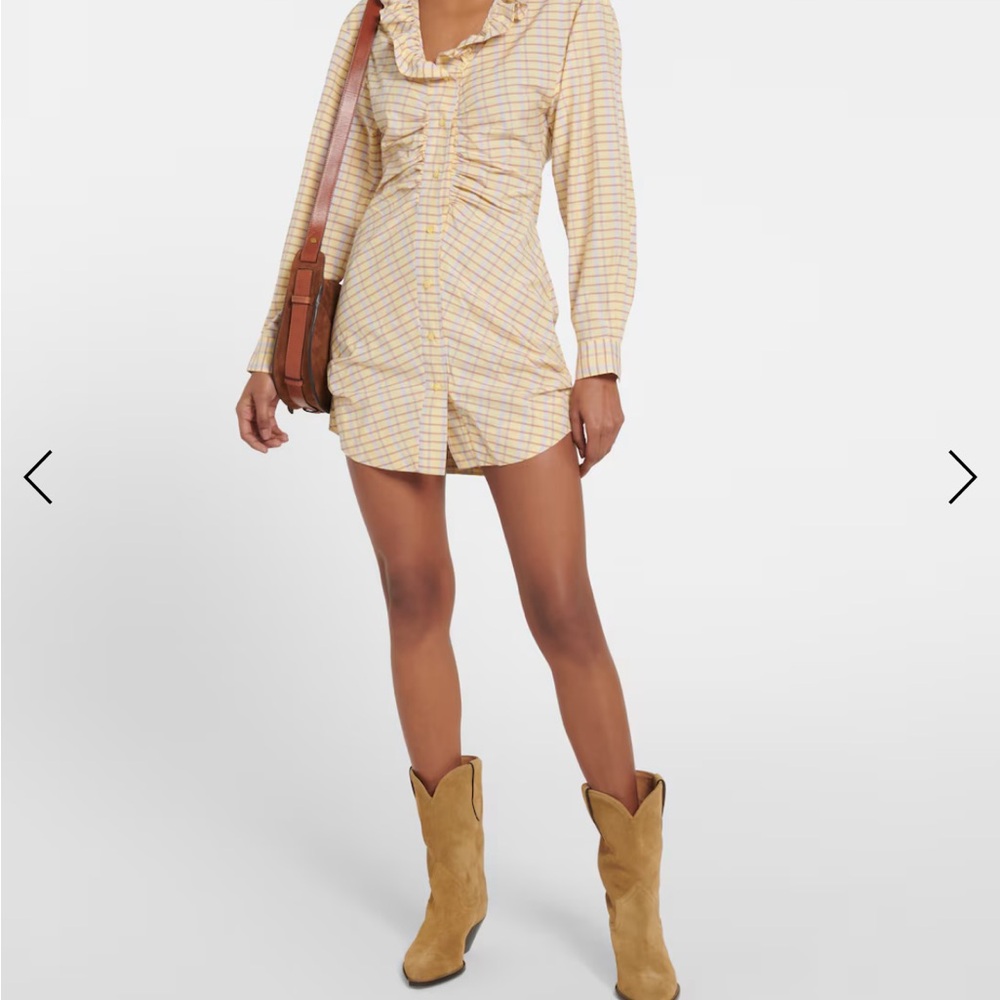Isabel Marant Dahope Tan Suede Western Boots - Picture 2 of 8